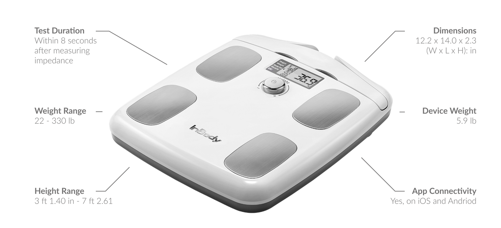 Dial H20 Smart Body Composition Scale | InBody USA Dial H20 Smart Body Composition Scale | InBody USA