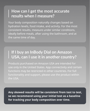 InBody Dial H40 Smart Body Composition Scale