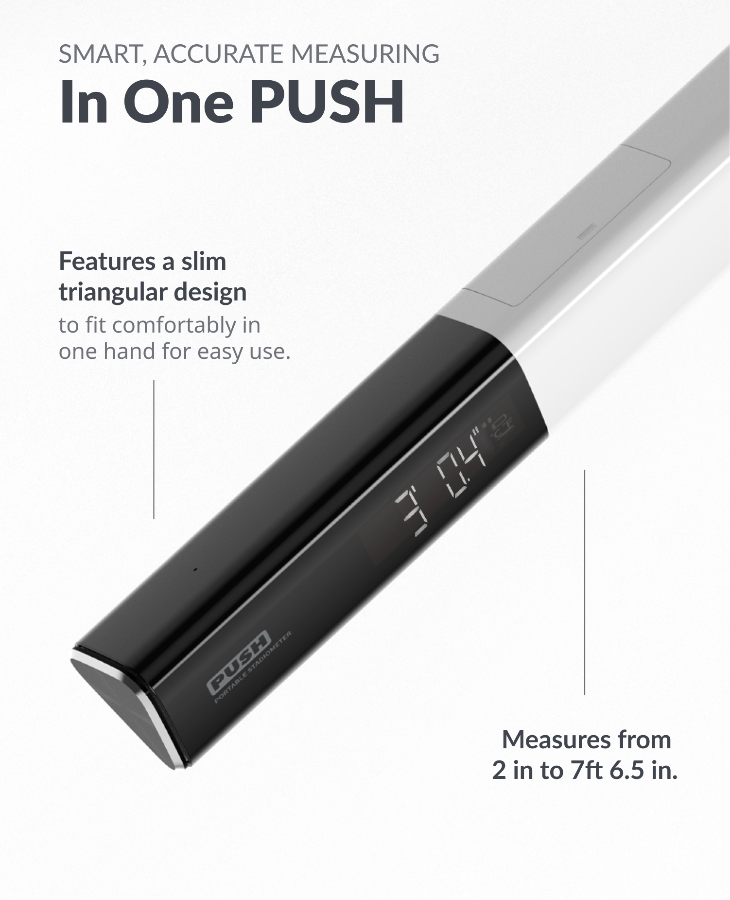 Stadiometer Inbody PUSH 2.0 - Ultrasonic Portable Digital Stadiometer | InBody USA